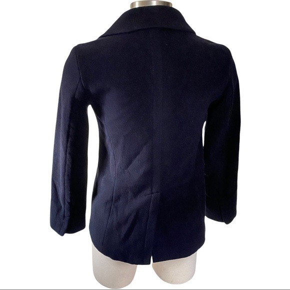 Tommy Hilfiger Navy Blue Wool (79%) Lined Wrap Blazer Jacket Men’s Size Small - Picture 5 of 13